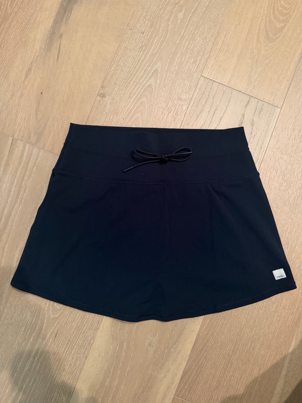 Vuori Navy Daily Skirt with Drawstring Waist - Small